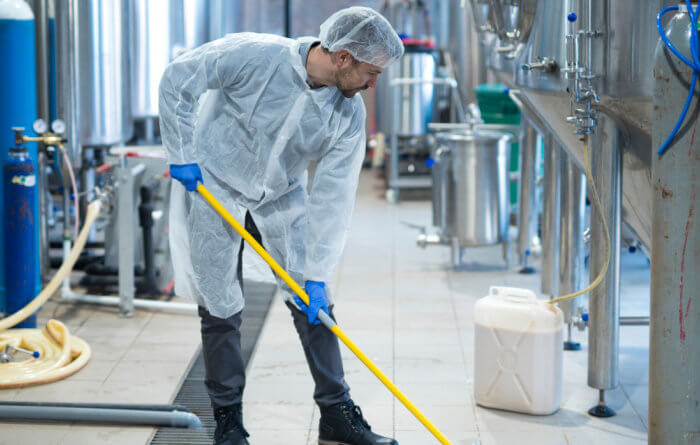 What is the difference between industrial and commercial cleaning?